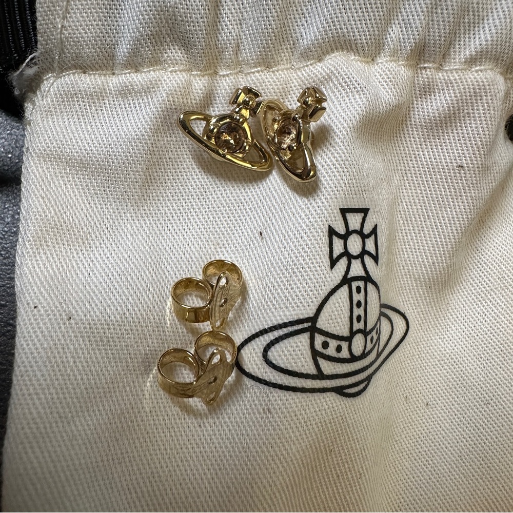 vivienne westwood nano stud earrings